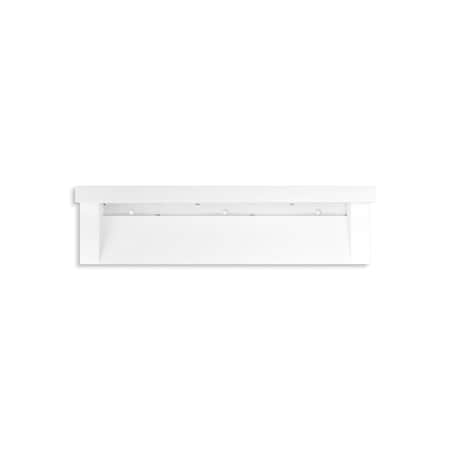 Kohler 90In Wall-Mount Trough Lavatory System With Backsplash In Glacier White 81028-BSS-KCG